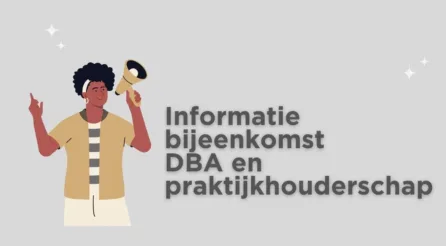 plaatje met illustratie en tekst uitnodiging voor een gratis bijeenkomst februari 2025