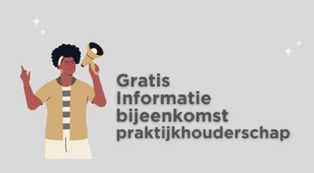 plaatje met illustratie en tekst uitnodiging voor een gratis bijeenkomst oktober 2025