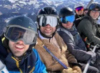 Collega's van de RK Groep in de lift winterreis 2026